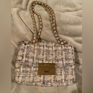 TWEED SHOULDER & CROSS BODY BAG
